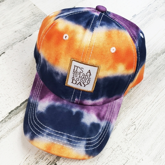 Trendy Tie Dye Baseball Cap Hat 🎈FREE SHIPPING🎈 - Picture 8 of 8